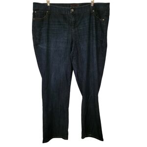 Sonoma Plus Modern Straight Jeans Blue sz 22W
